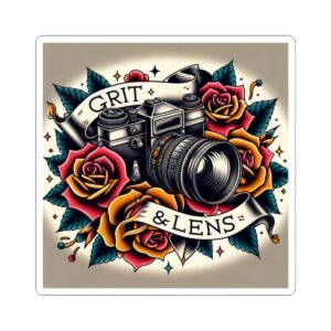 485354645344519188_1200.jpeg Grit & Lens Sticker: Durable Vinyl Kiss-Cut Decal